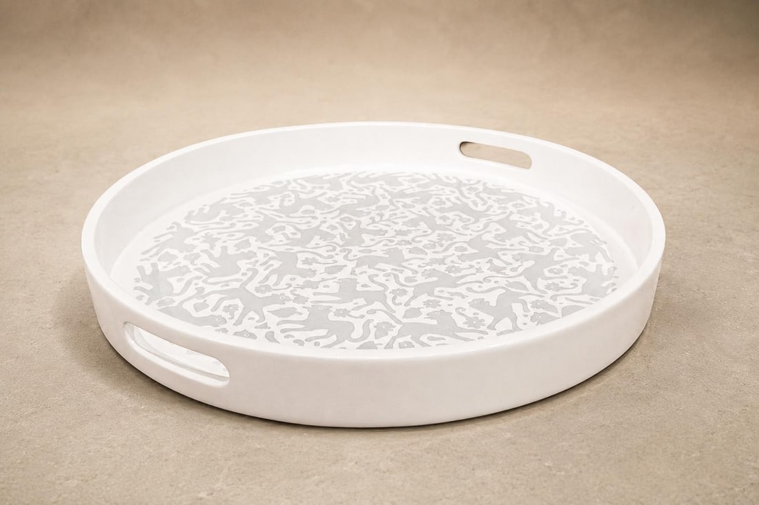 Large "Ocelote" Tray, Wood, Ensamble Artesano, 2024 - 8