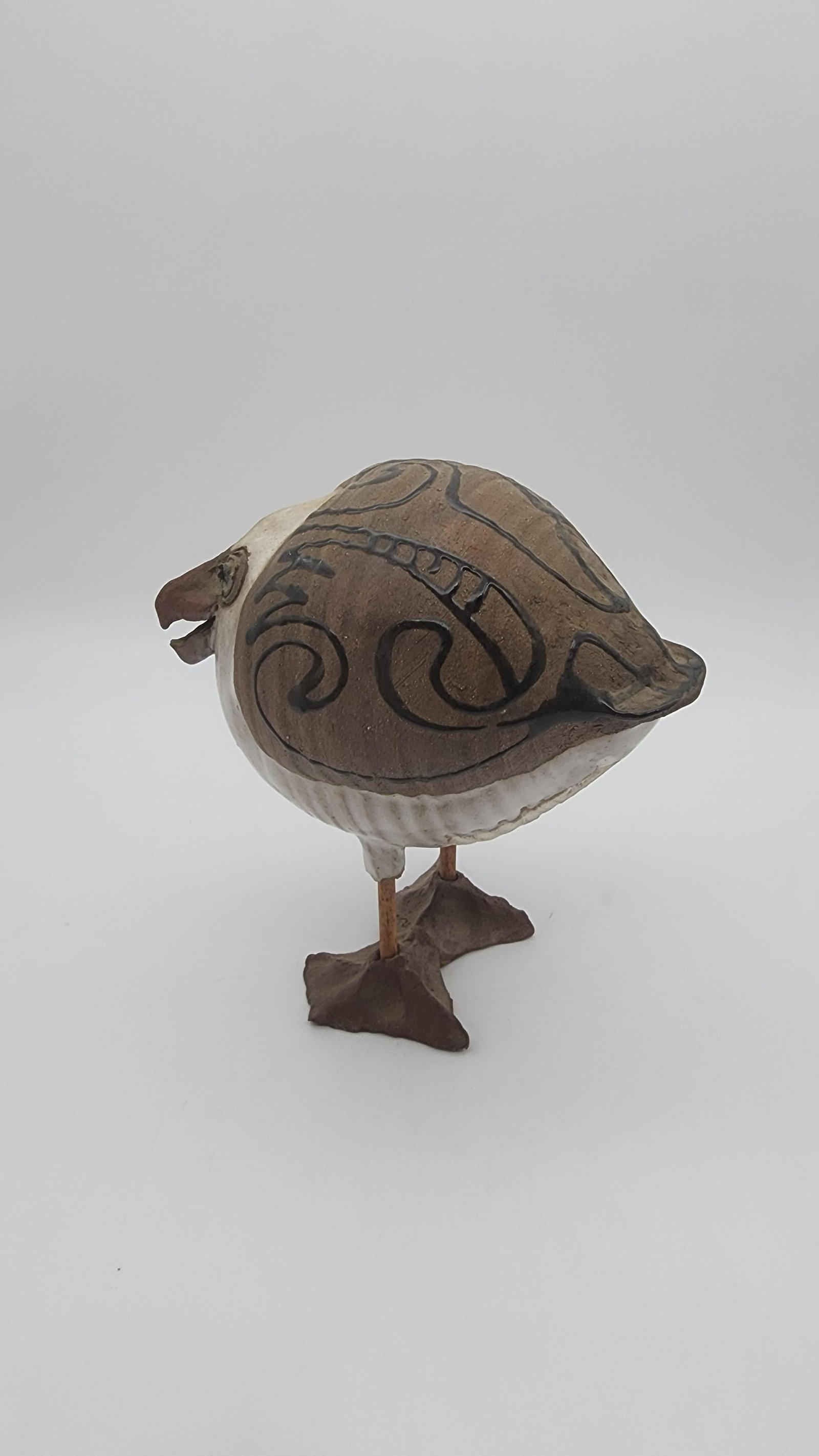 Late 20th Century Studio Pottery Seagull Sculpture by Susan Davis - 4