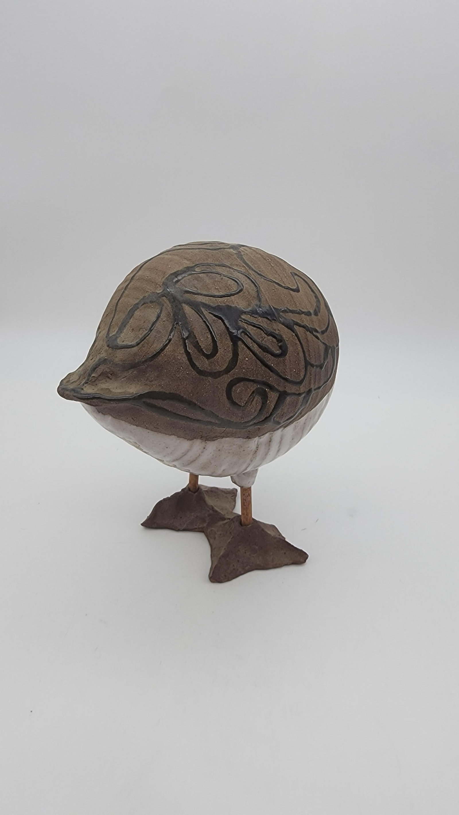 Late 20th Century Studio Pottery Seagull Sculpture by Susan Davis - 5