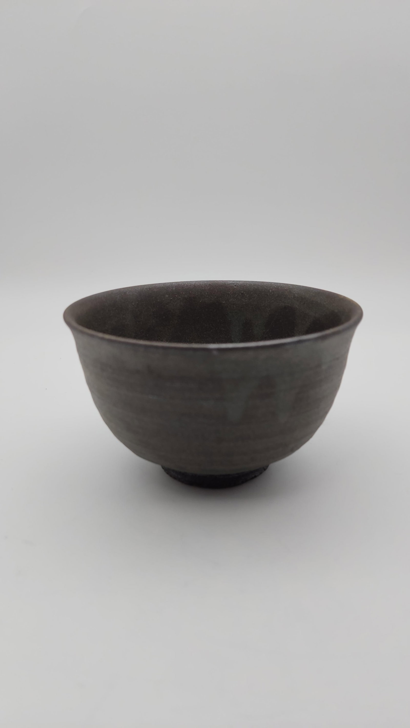 Late 20th Century Japanese Studio Pottery Tenmoku Tea Bowl / Chawan - 2