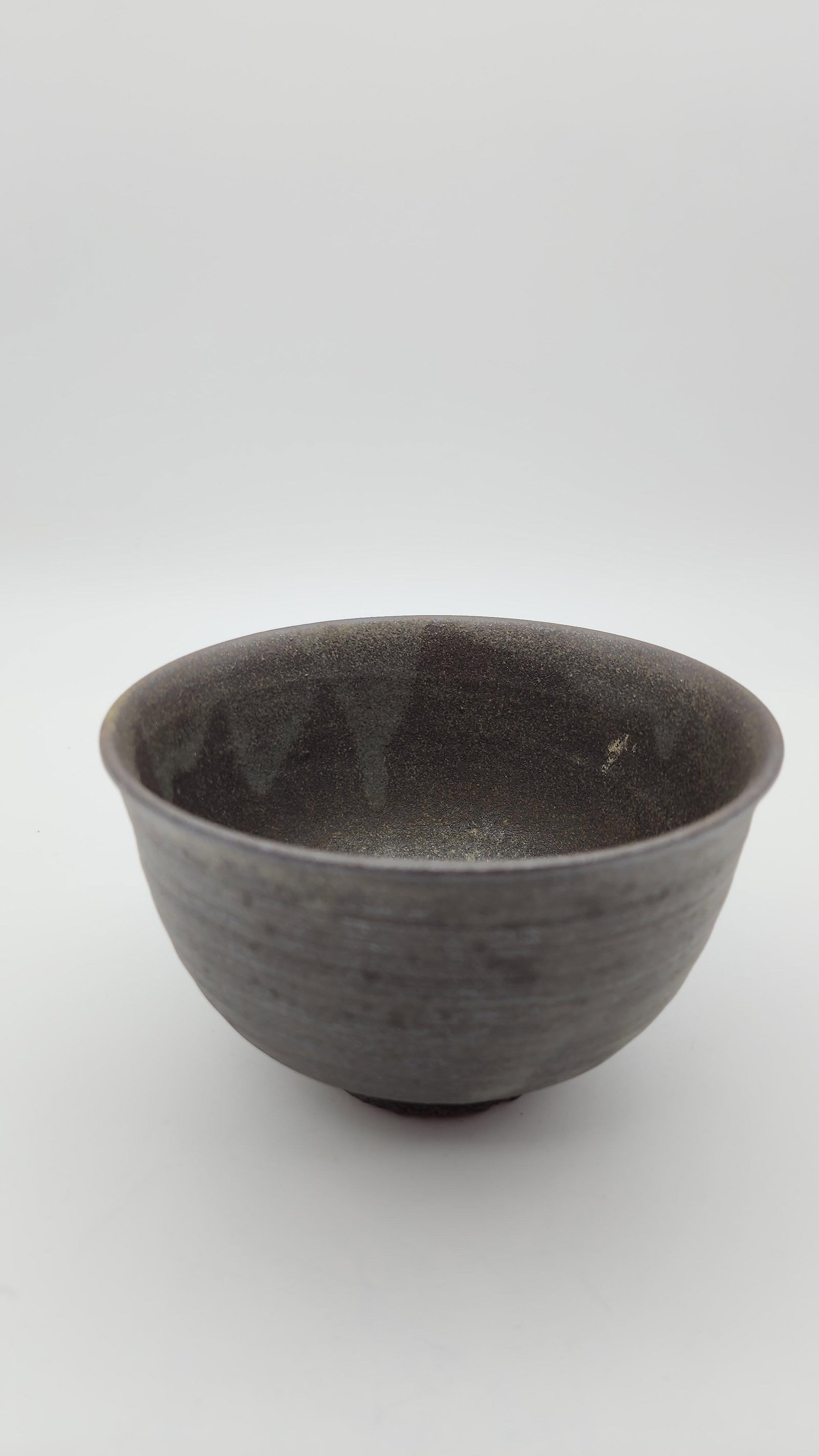Late 20th Century Japanese Studio Pottery Tenmoku Tea Bowl / Chawan - 5