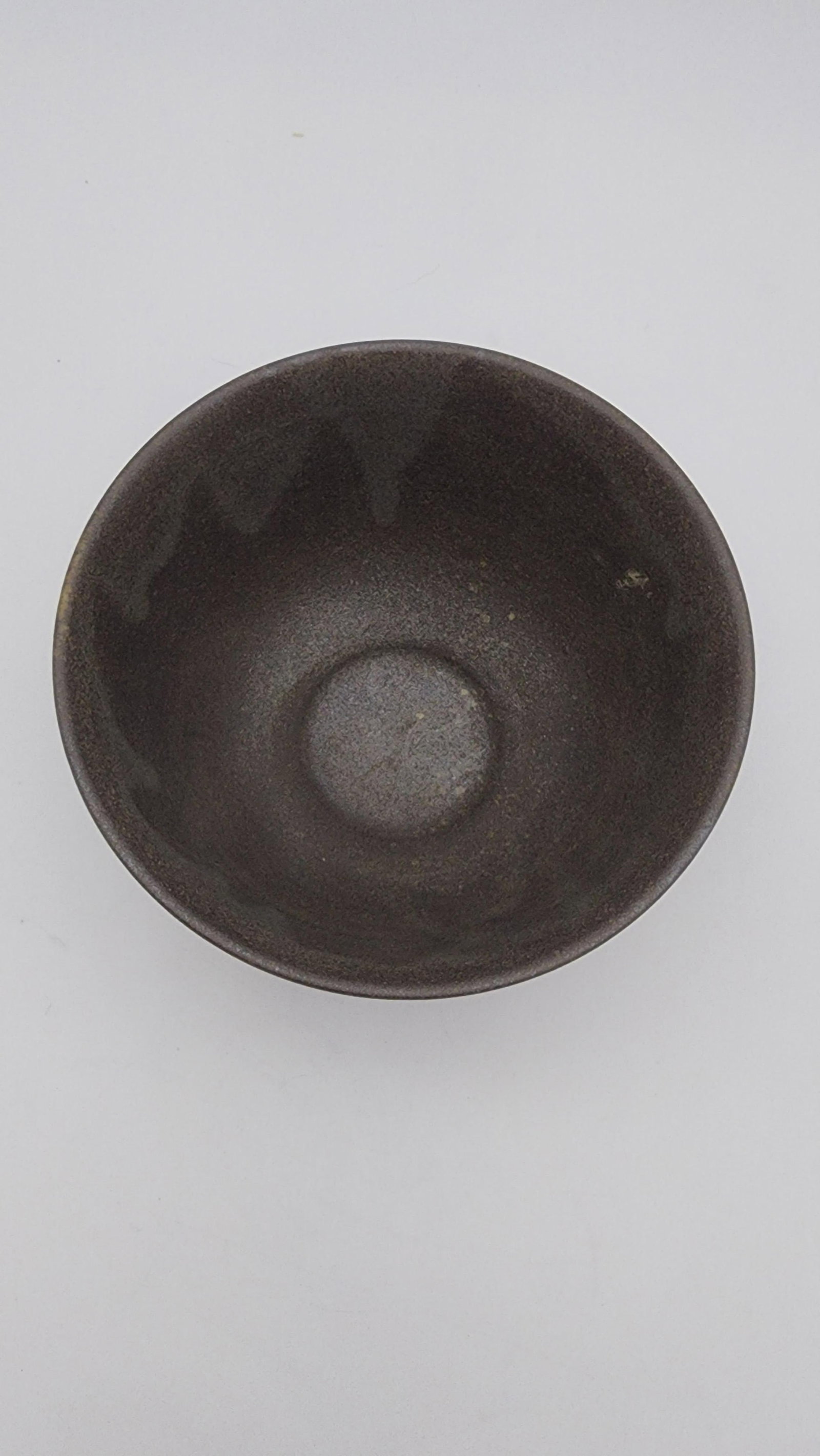 Late 20th Century Japanese Studio Pottery Tenmoku Tea Bowl / Chawan - 7