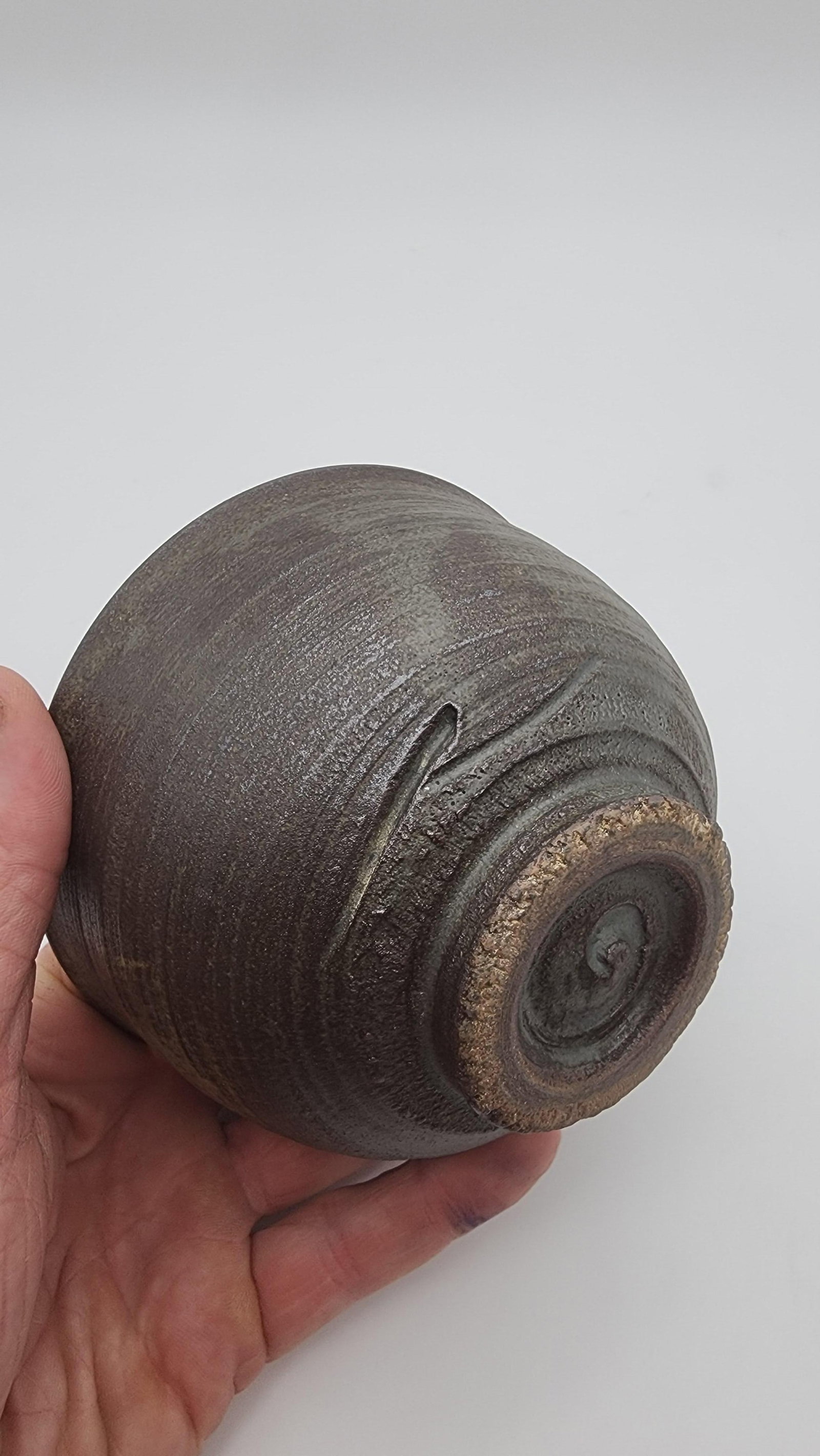 Late 20th Century Japanese Studio Pottery Tenmoku Tea Bowl / Chawan - 8