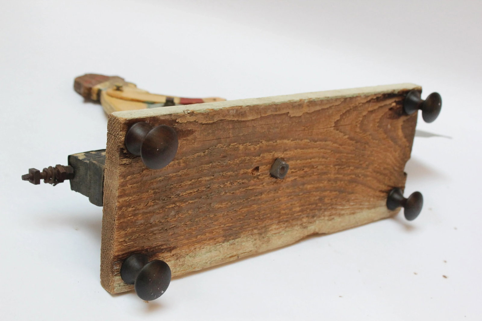 Early 20th Century Americana Folk Art Woodsman / Lumberjack Whirligig - 4