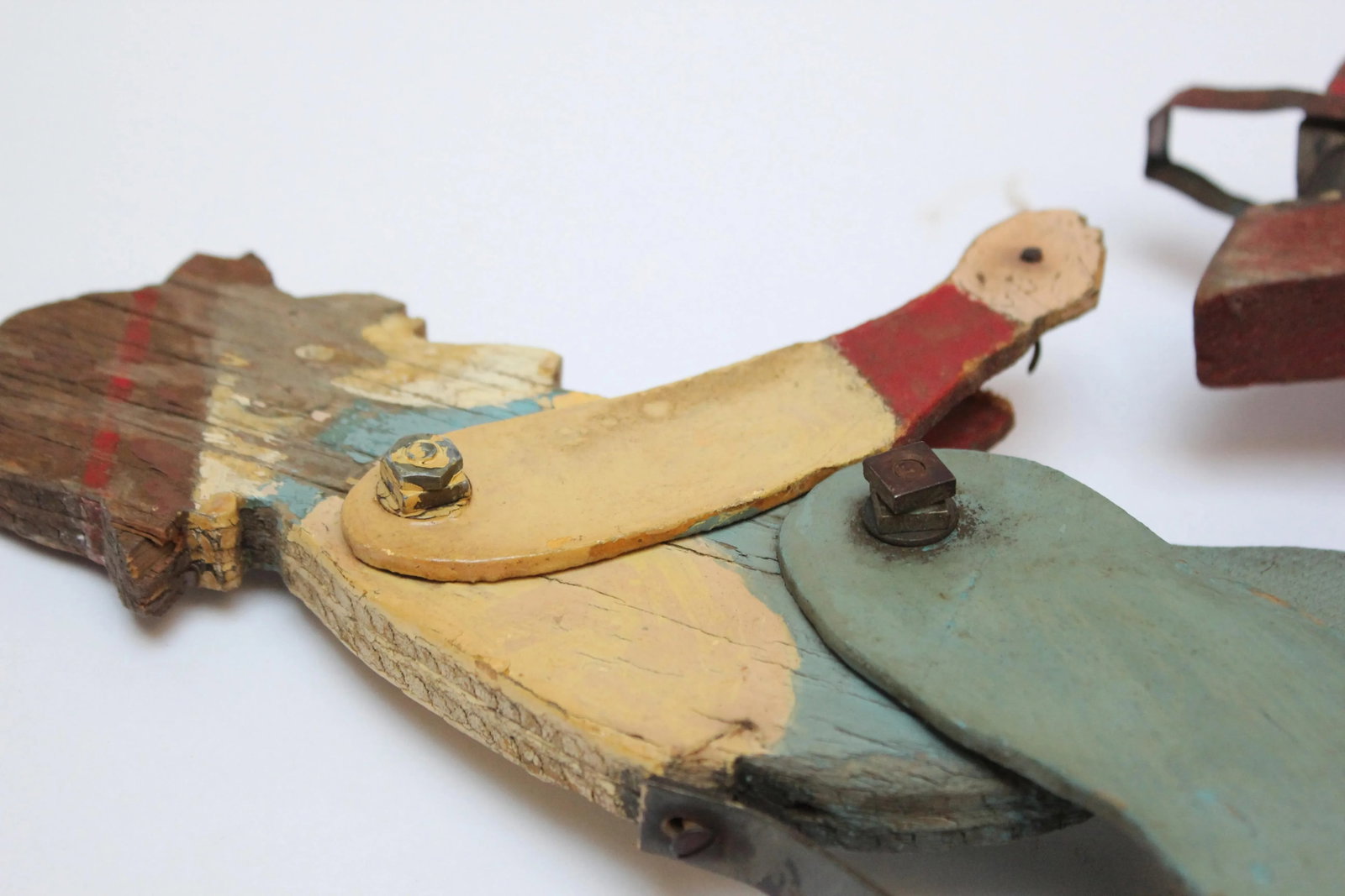 Early 20th Century Americana Folk Art Woodsman / Lumberjack Whirligig - 6