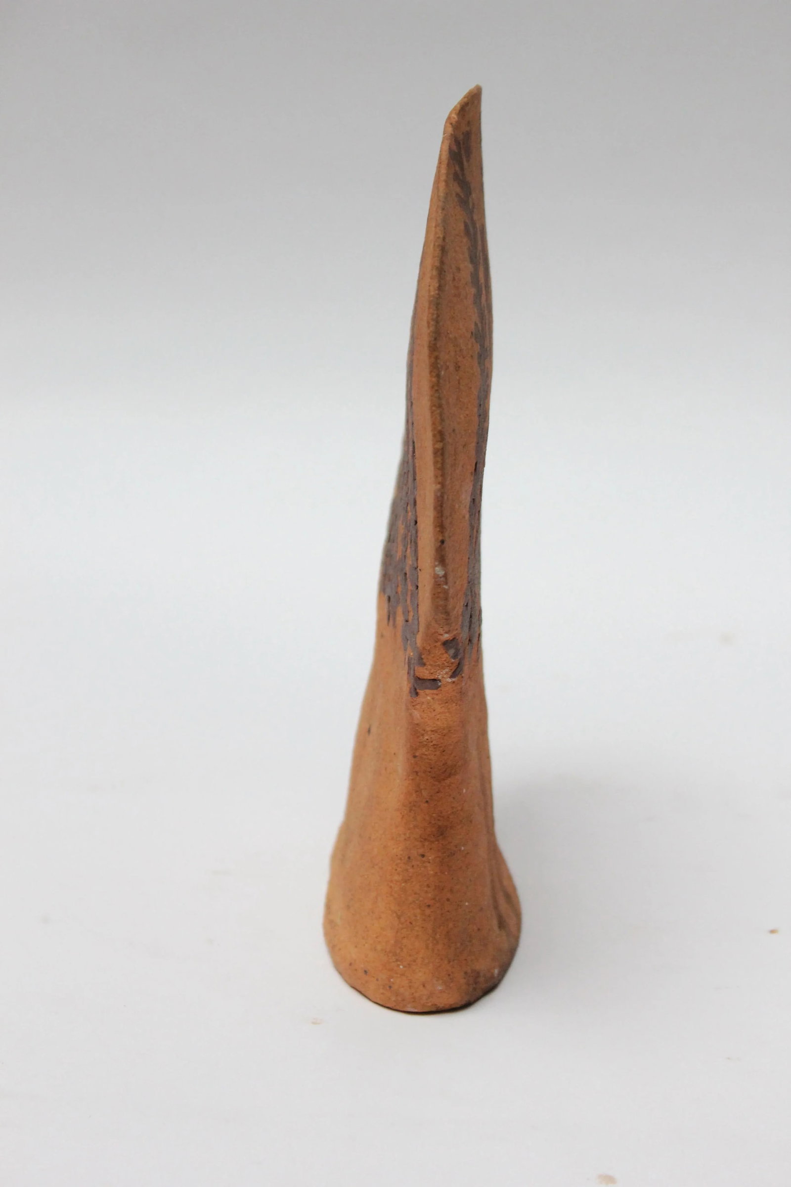 Vintage Studio Terracotta "Botanical" Sculpture Signed Polk 1974 - 4