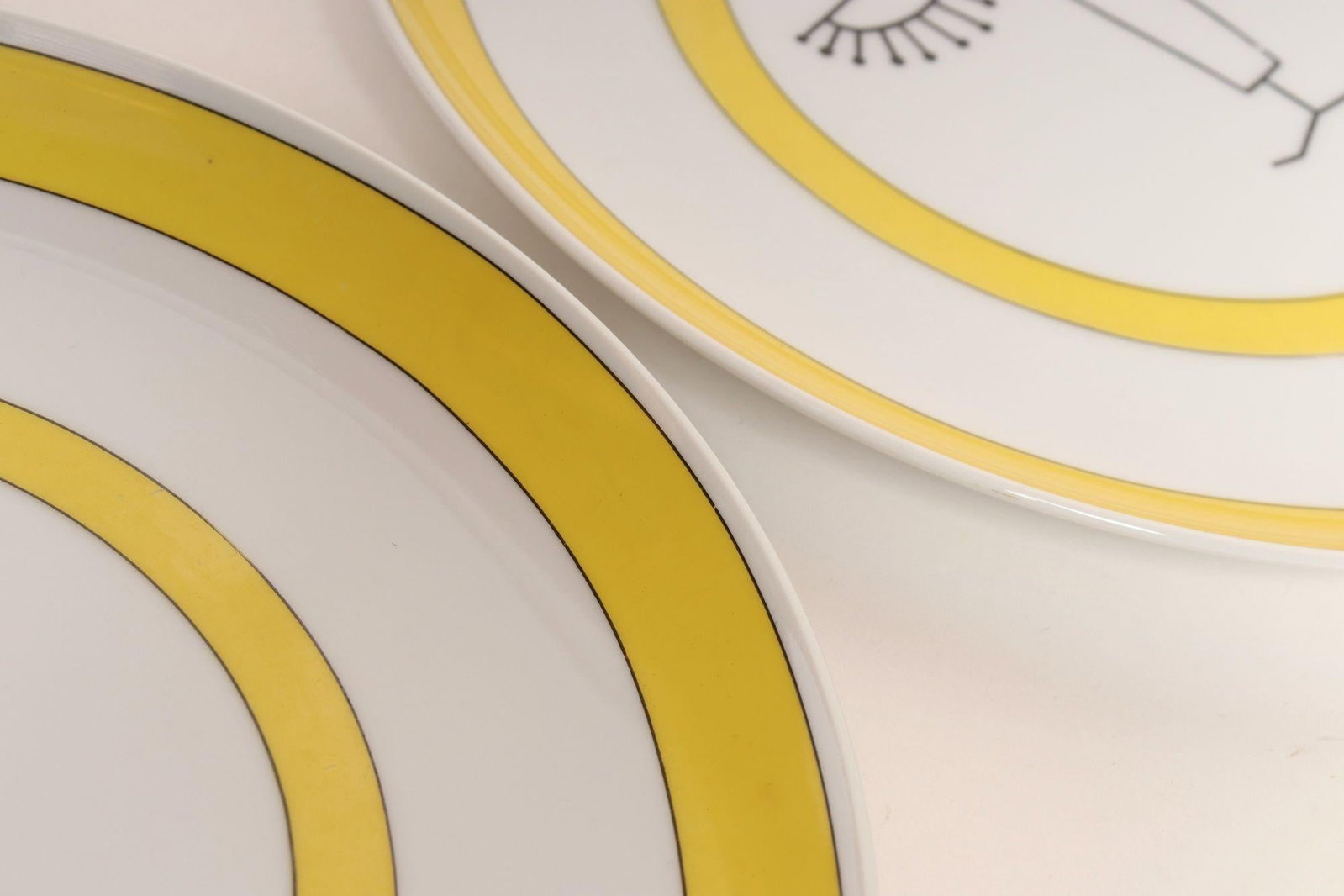 Set of Five Vintage Taste Setter Collection Winking Lion Plates by Sigma Italy - 12