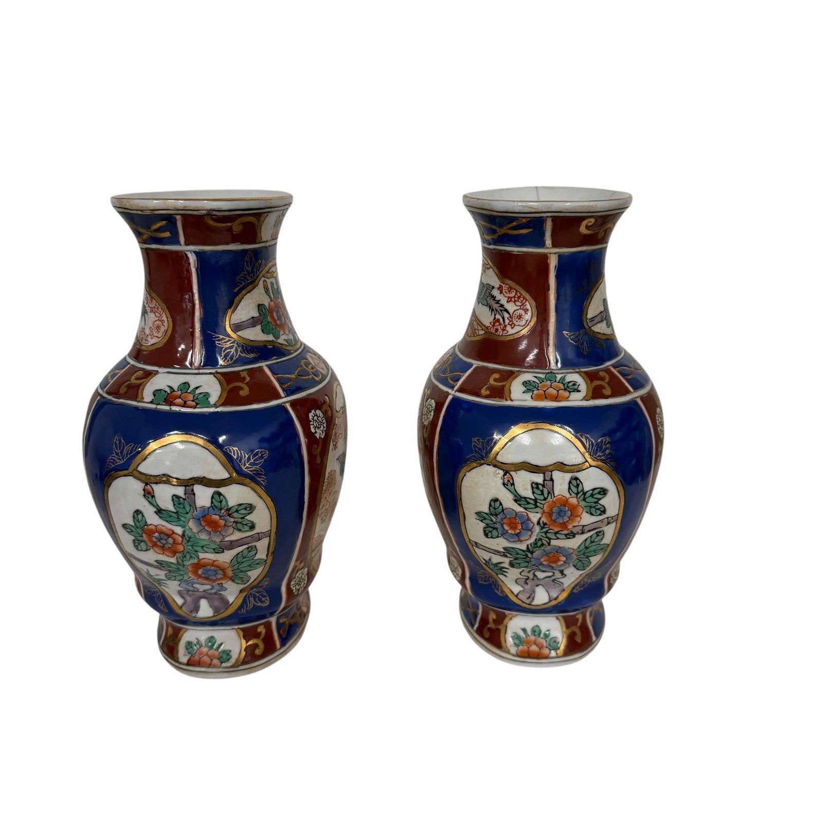 Andrea by Sadek Imari Vase -a Pair - 5
