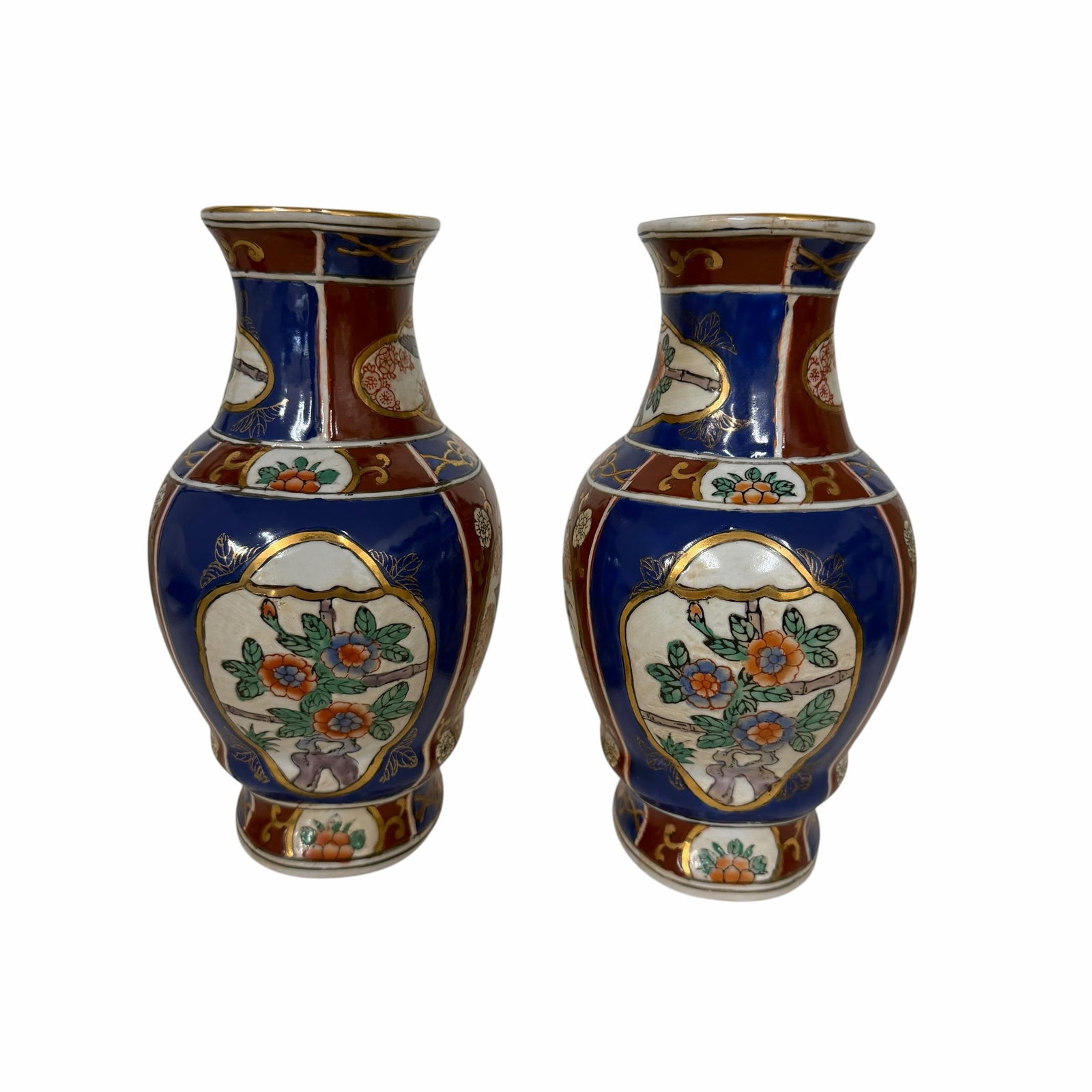 Andrea by Sadek Imari Vase -a Pair - 6