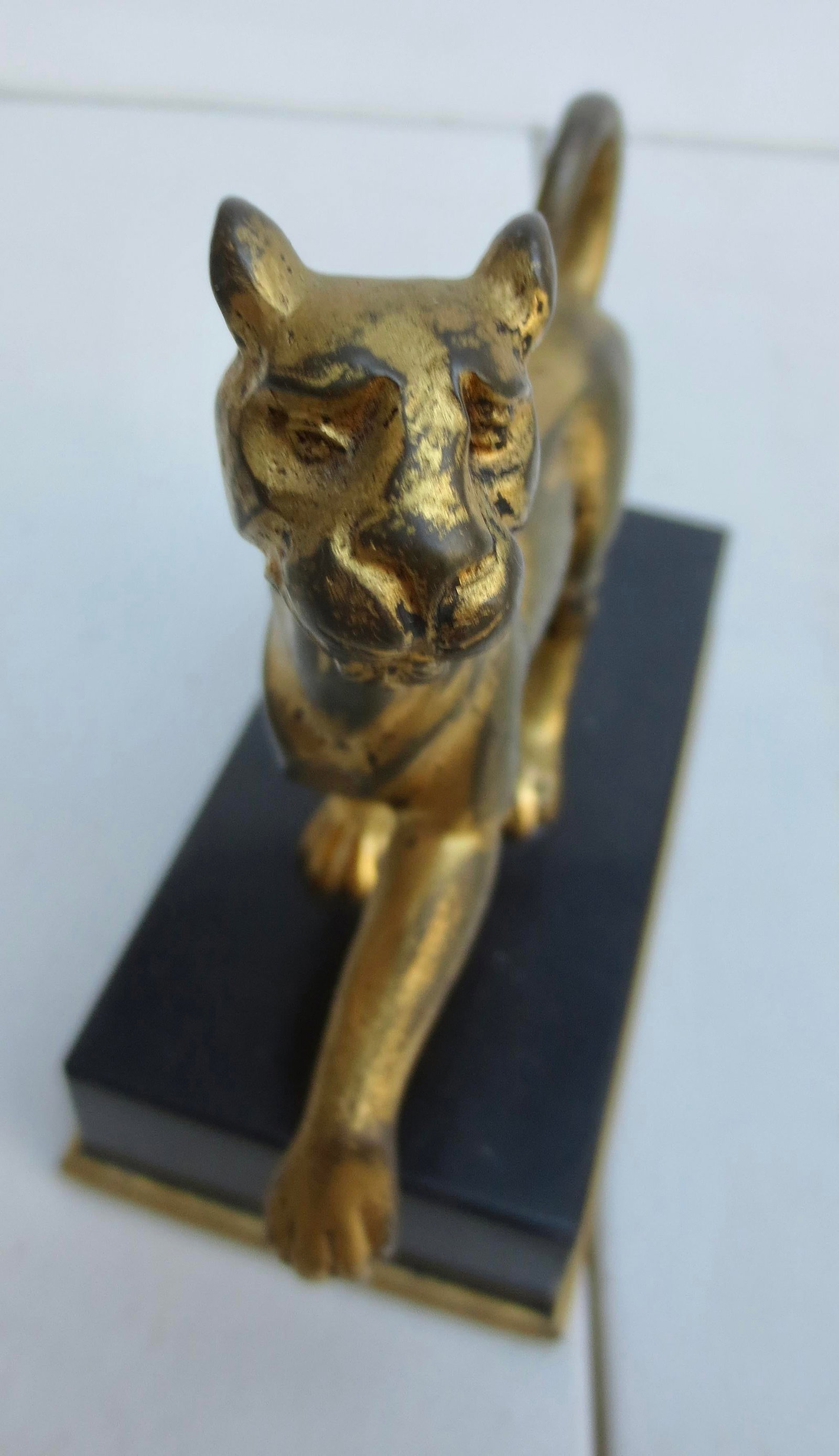 E. F.Caldwell and Co. Gilt Bronze Panther Circa 1900 - 5
