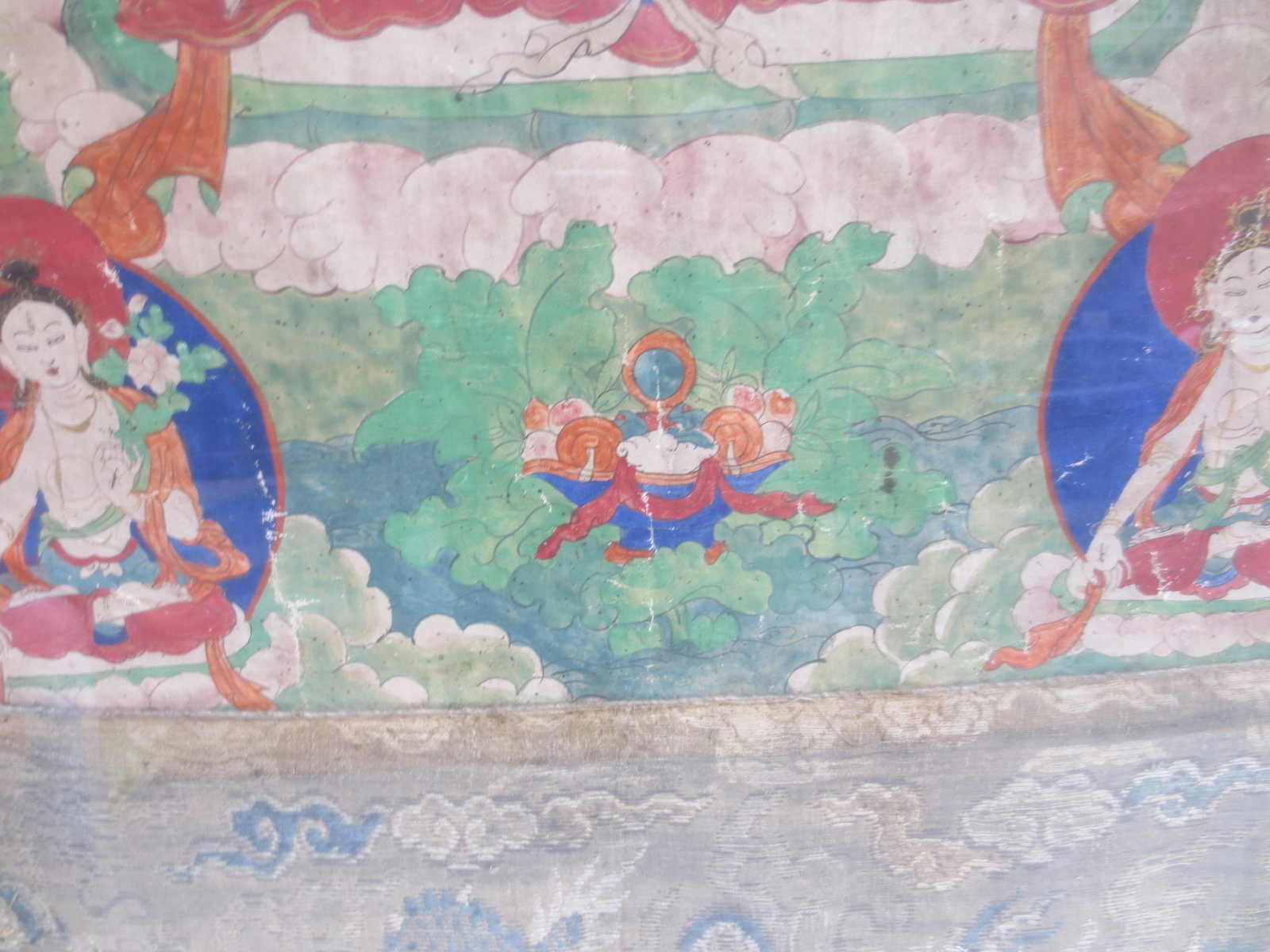 Antique Tibetan Tanka White Tara 18th - 8