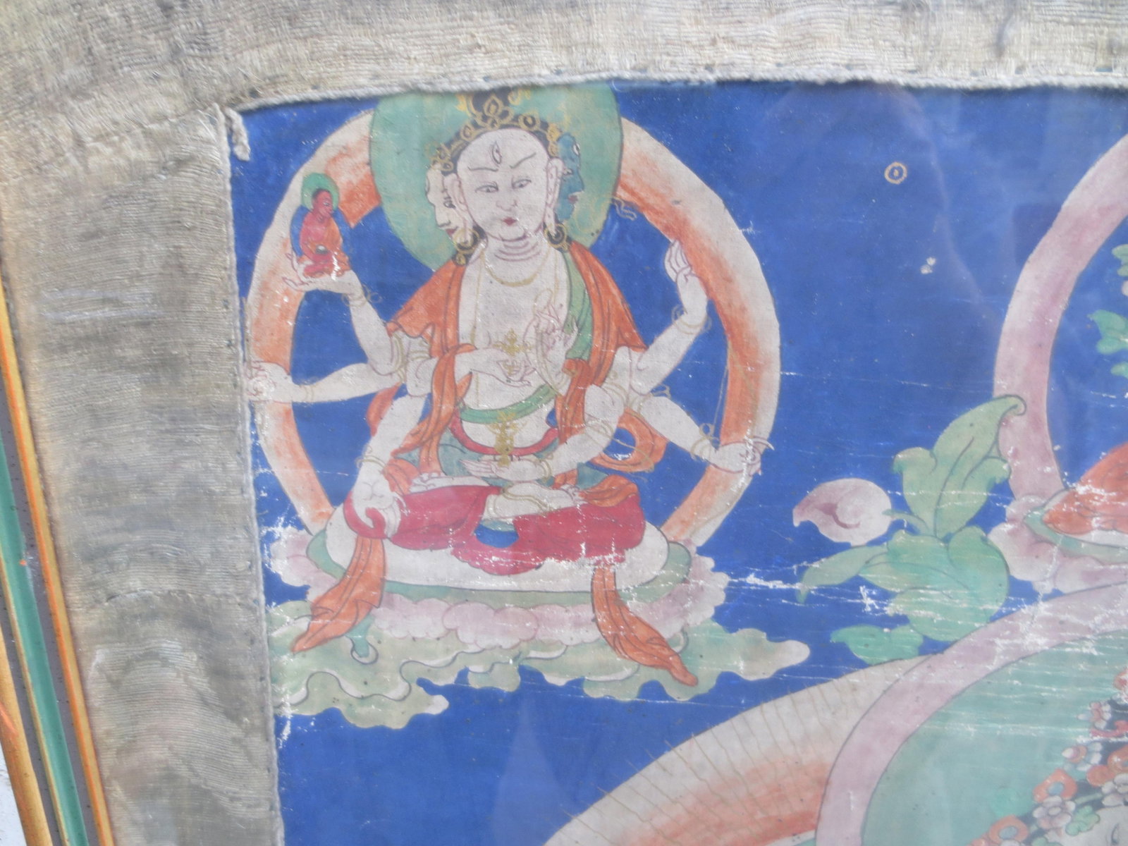 Antique Tibetan Tanka White Tara 18th - 9