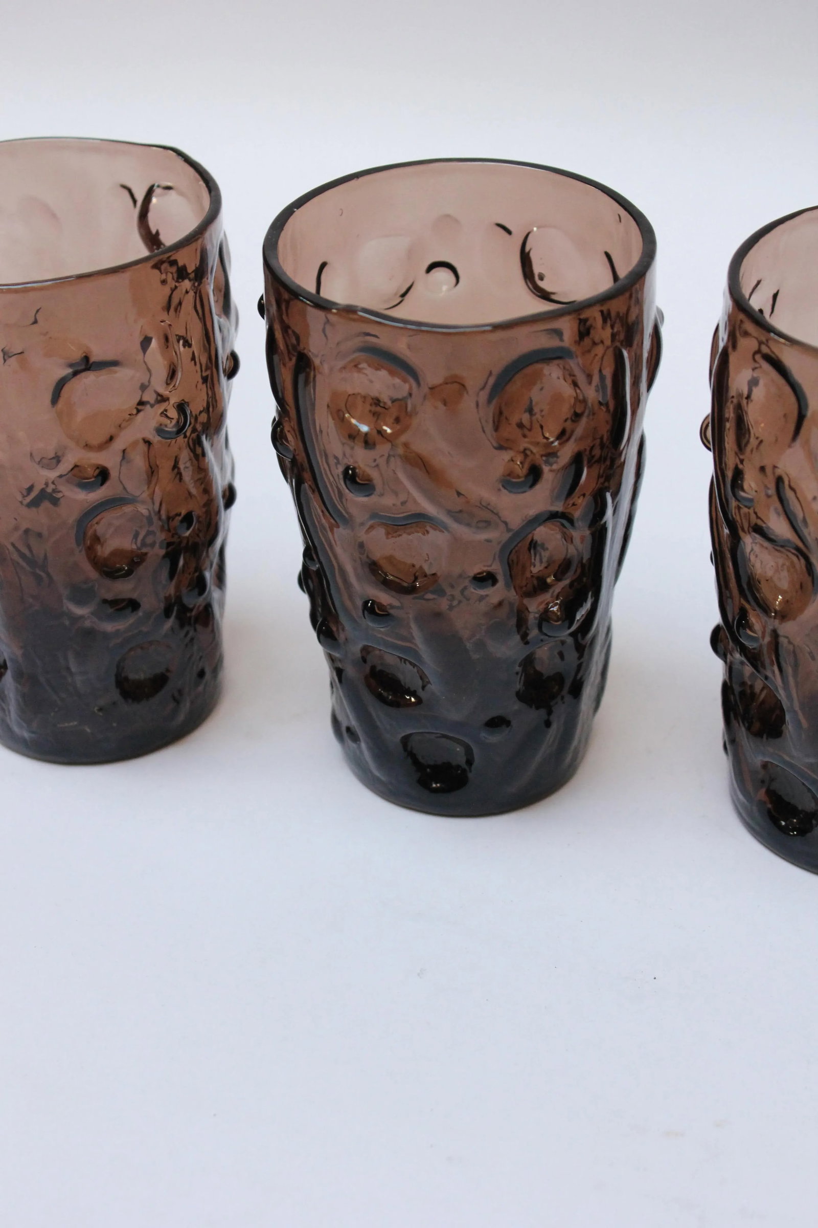 Set of Eight "El Rancho" Morocco Brown Juice Glasses by Bryce Brothers - 6