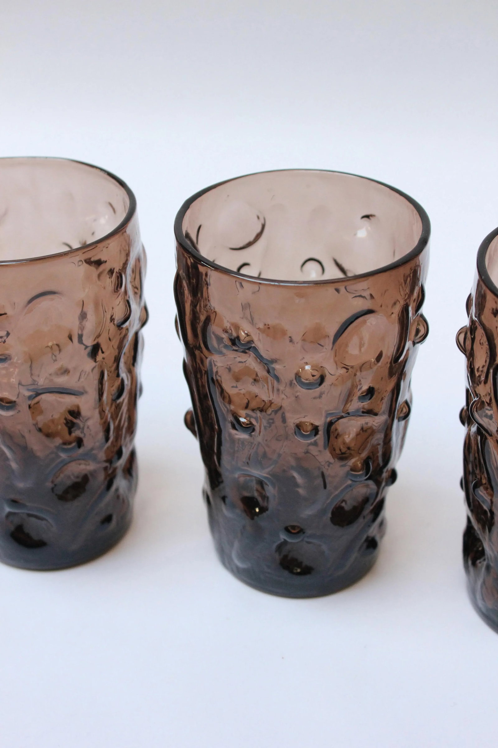 Set of Eight "El Rancho" Morocco Brown Juice Glasses by Bryce Brothers - 7