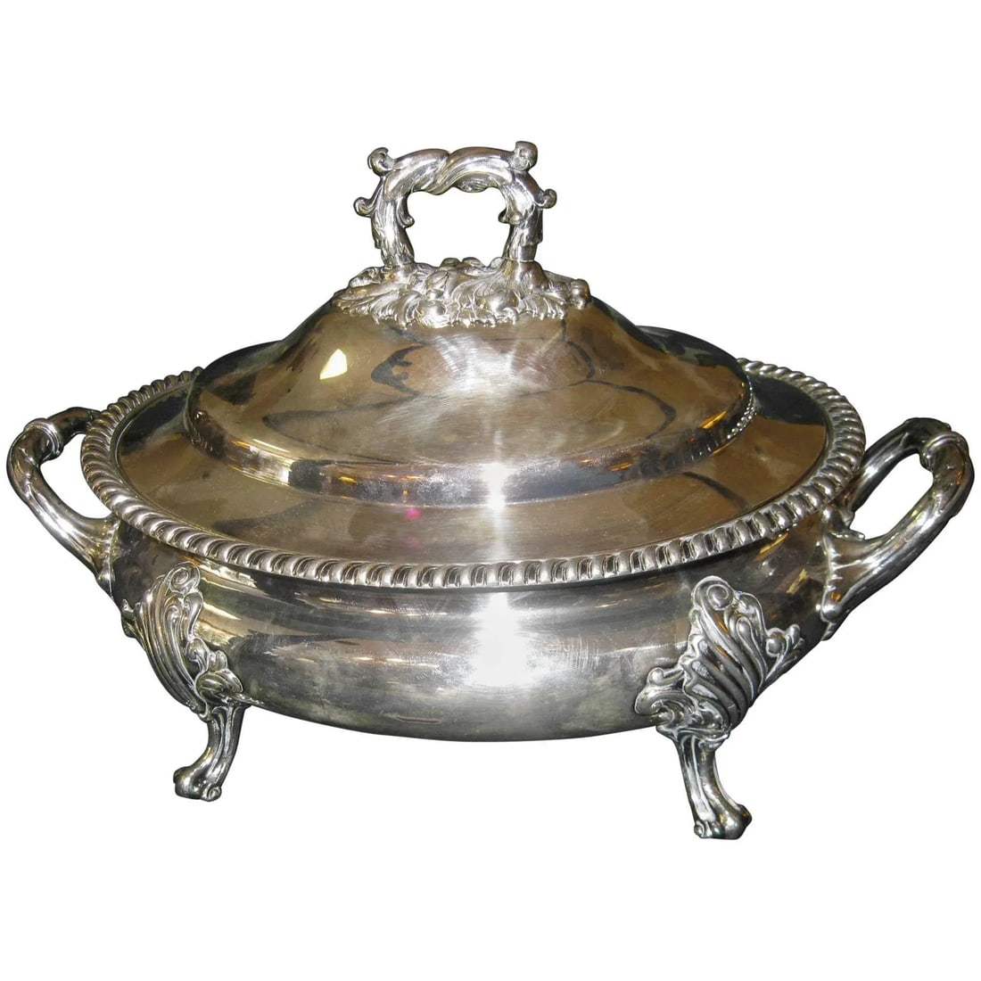 19th century Sheffield Silver Regency Style Tureen Walker, Knowles and Company - 10