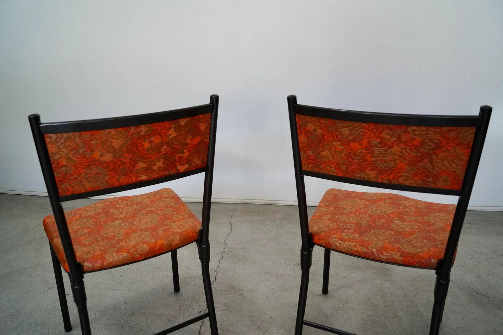 1960's Mid-Century Modern Folding Dining Chairs - a Pair - 10
