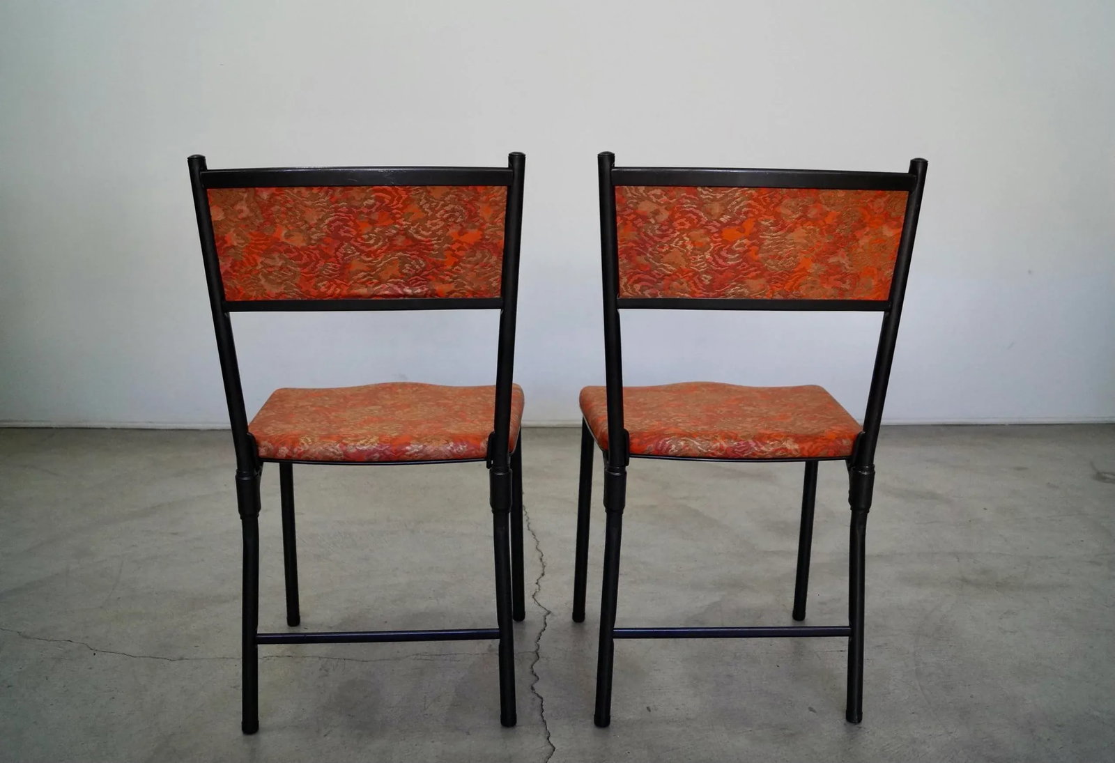 1960's Mid-Century Modern Folding Dining Chairs - a Pair - 5