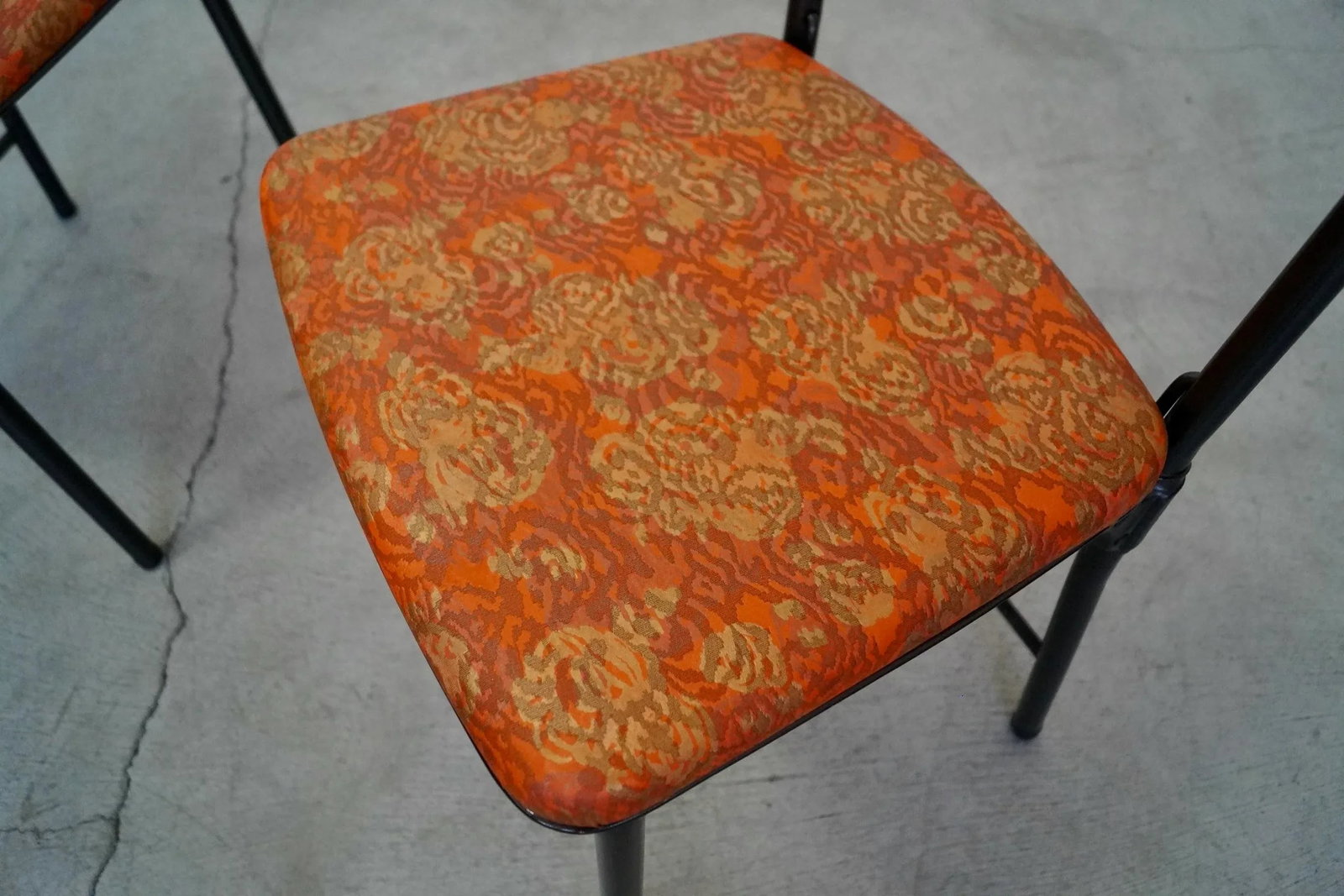 1960's Mid-Century Modern Folding Dining Chairs - a Pair - 6