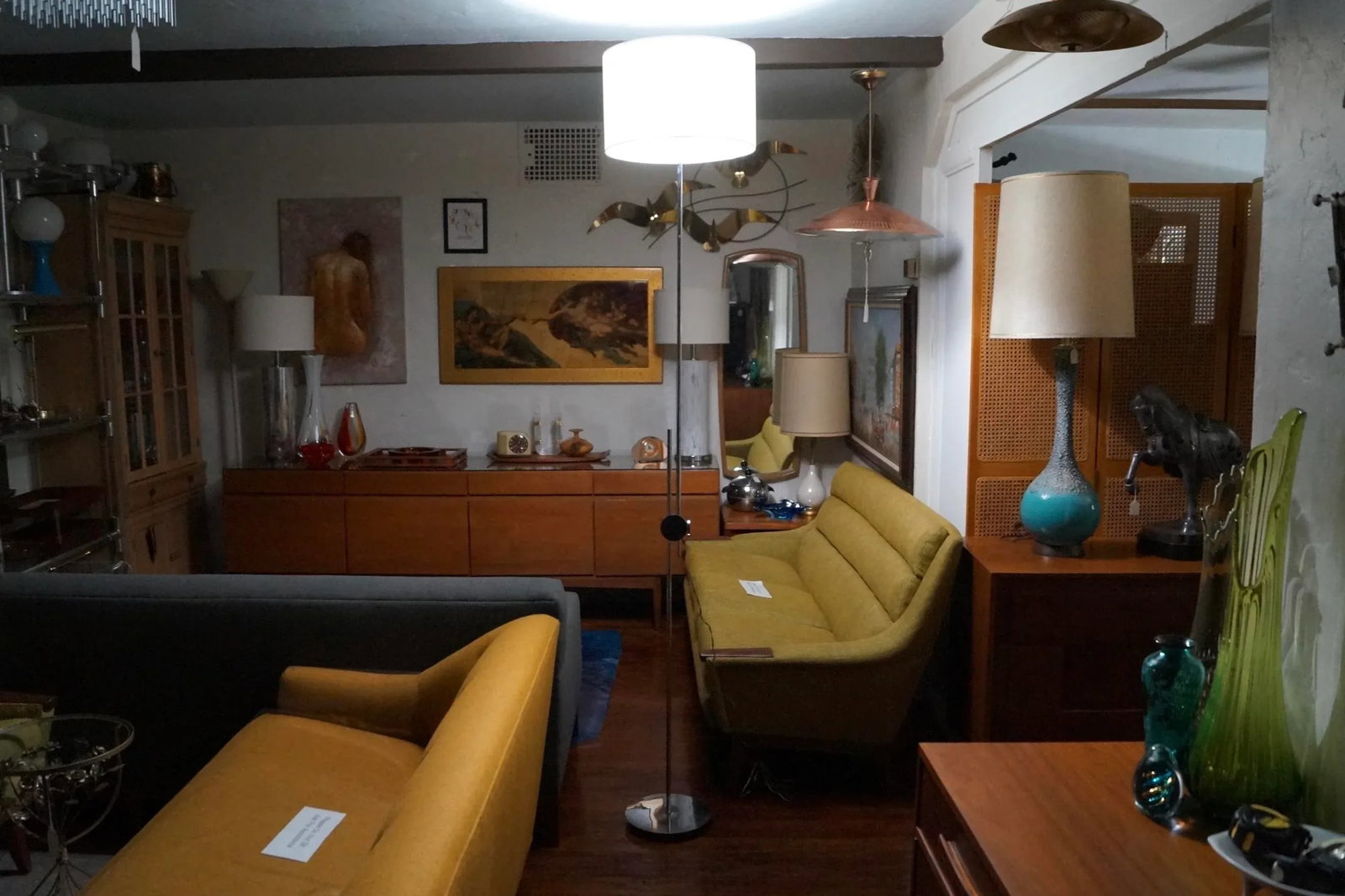 1960's Mid-Century Modern Robert Sonneman Adjustable Floor Lam - 10
