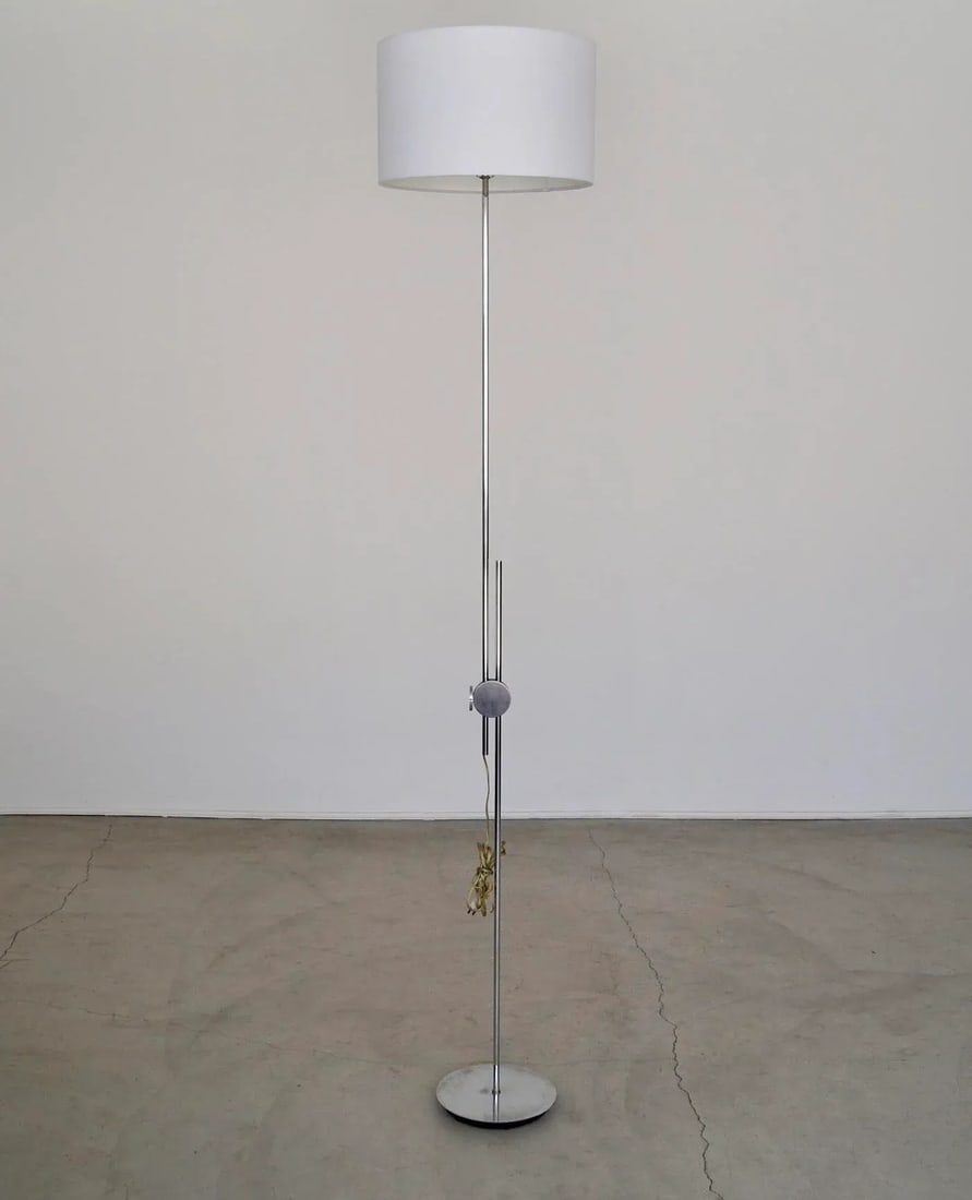 1960's Mid-Century Modern Robert Sonneman Adjustable Floor Lam - 2