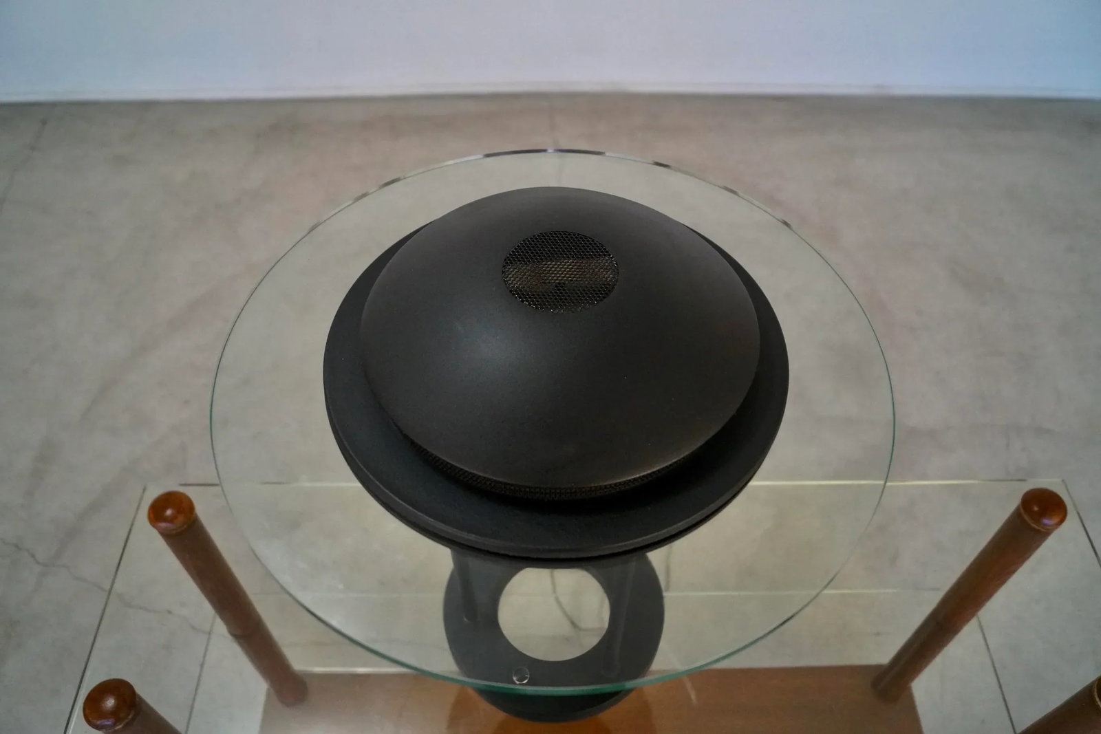 1980's Postmodern Robert Sonneman Saucer Table Lamp - 10
