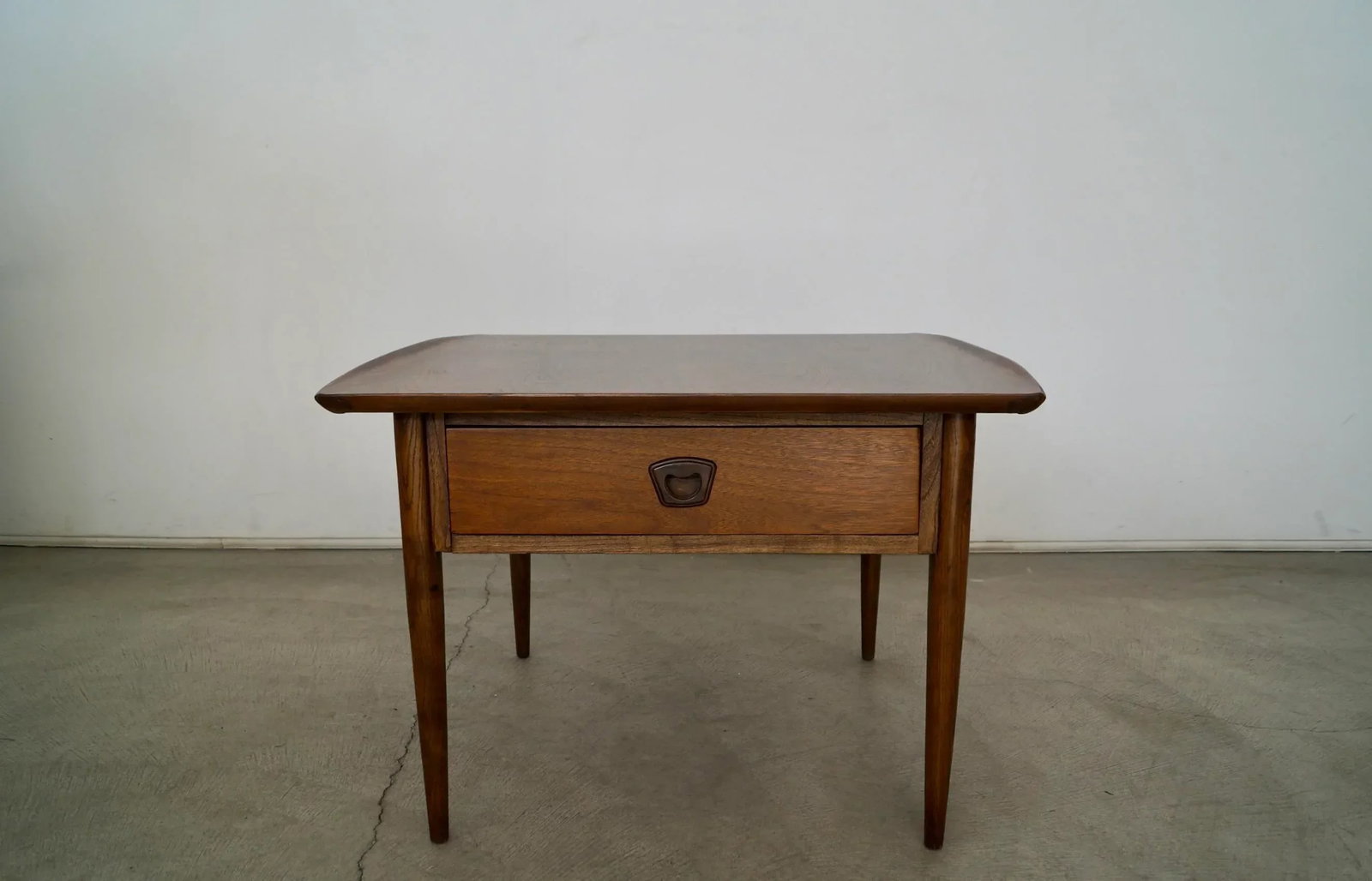 1960's Mid-Century Modern Walnut End Table - 4