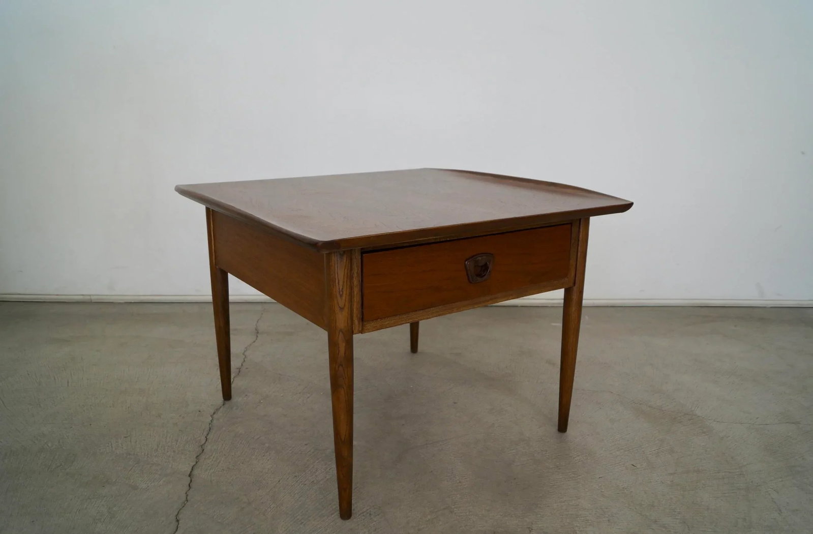 1960's Mid-Century Modern Walnut End Table - 5