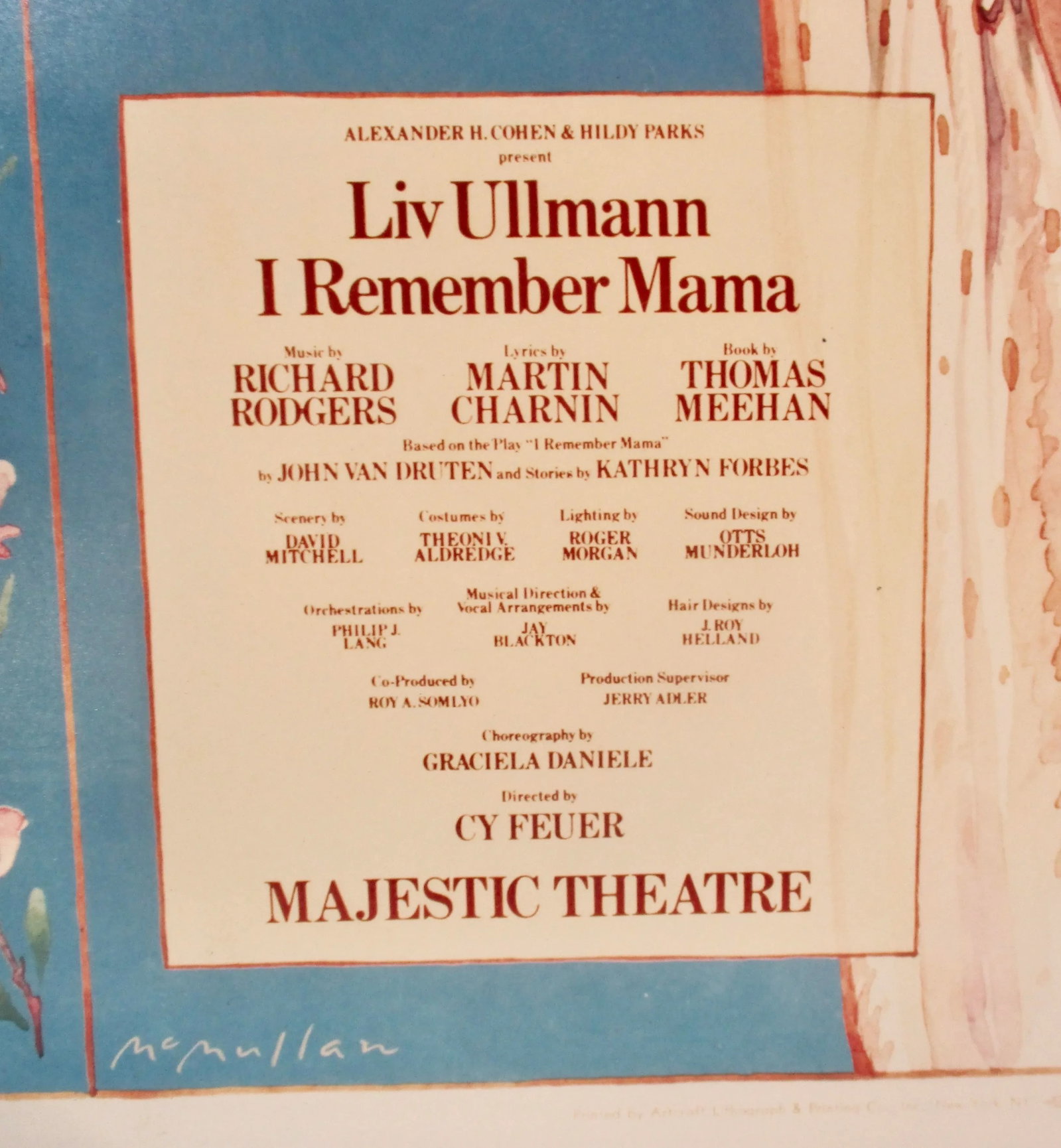 I Remember Mama Theater Show Poster - 3