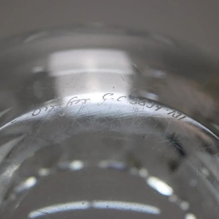 Orrefors Sofiero Cut Lead Crystal Fruit Bowl 20th Century - 11