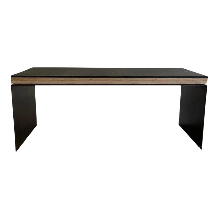 1990s Industrial Artisan Custom Steel Coffee Table Bench (1 of 12)