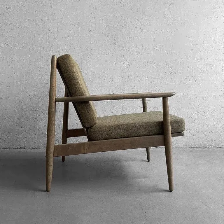 1960s Mid-Century Modern Ash Lounge Chair by Viko Baumritter - 4