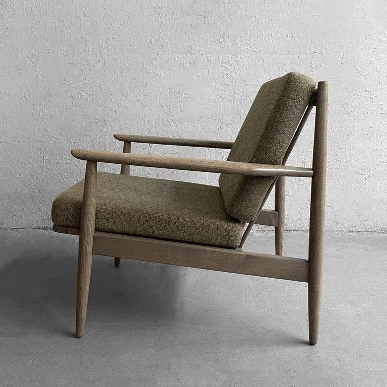 1960s Mid-Century Modern Ash Lounge Chair by Viko Baumritter - 5