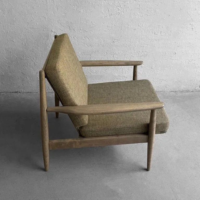 1960s Mid-Century Modern Ash Lounge Chair by Viko Baumritter - 6