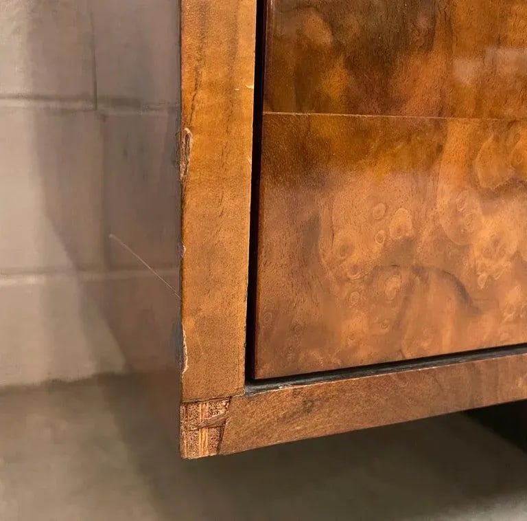 1970s Modernist Patchwork Burl Credenza by Paul Evans for Directional - 10