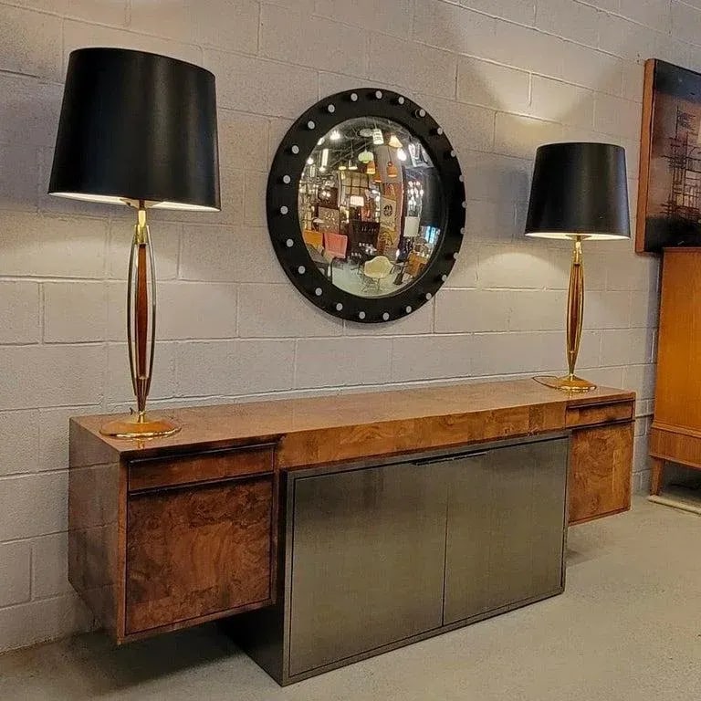1970s Modernist Patchwork Burl Credenza by Paul Evans for Directional - 3