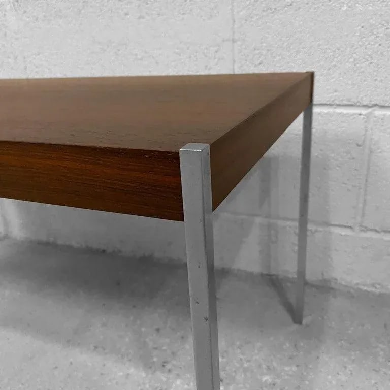 1960s Rosewood & Steel Coffee Table by Uno & OÌˆsten Kristiansson for Luxus - 10