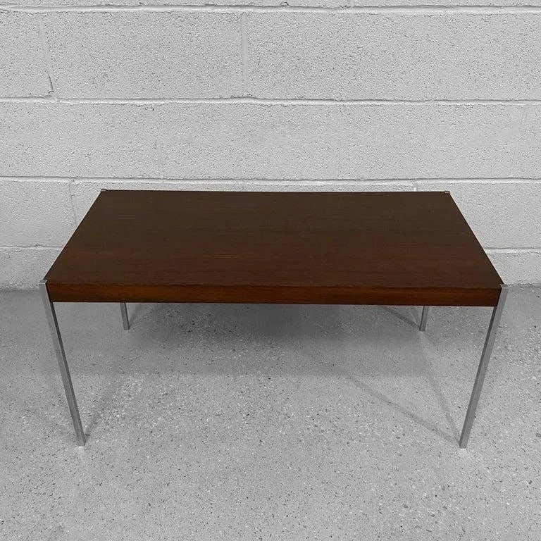 1960s Rosewood & Steel Coffee Table by Uno & OÌˆsten Kristiansson for Luxus - 7