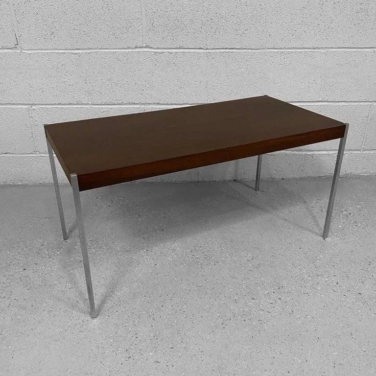 1960s Rosewood & Steel Coffee Table by Uno & OÌˆsten Kristiansson for Luxus - 8