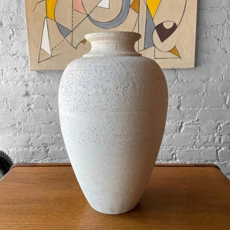 1960s Italian Earthenware Ceramic Vase by Flavia Montelupo - 5
