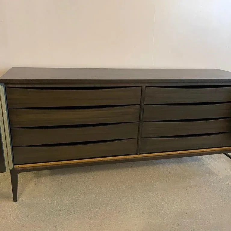 1950s Ebonized Mahogany Concealed Dresser by Paul McCobb, Irwin Collection, Calvin - 10
