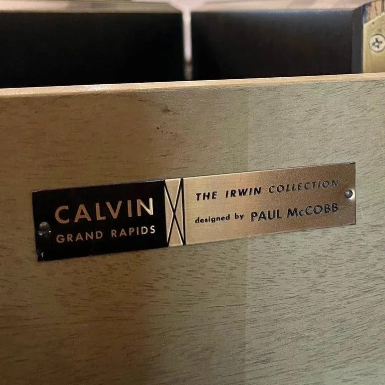 1950s Ebonized Mahogany Concealed Dresser by Paul McCobb, Irwin Collection, Calvin - 12