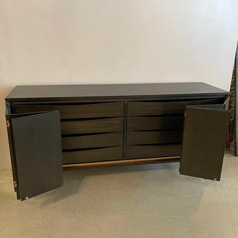 1950s Ebonized Mahogany Concealed Dresser by Paul McCobb, Irwin Collection, Calvin - 5