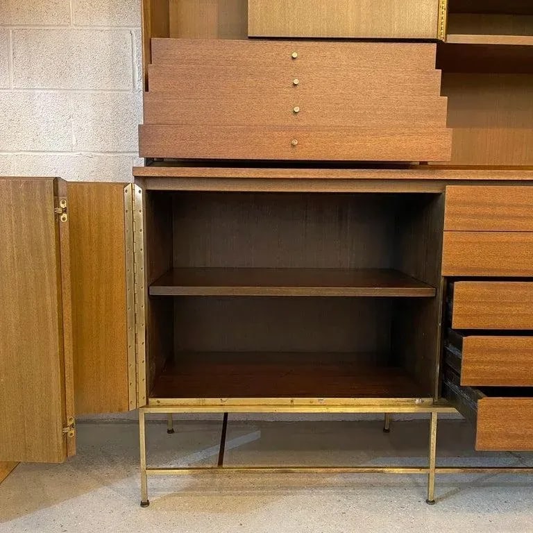 1950s Paul McCobb, Irwin Collection for Calvin Wall Unit Hutch Credenza - 10
