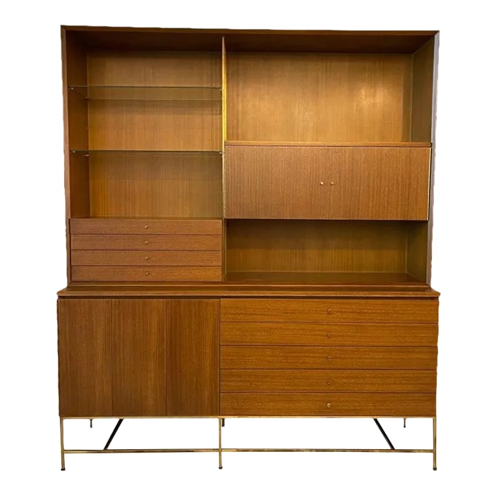 1950s Paul McCobb, Irwin Collection for Calvin Wall Unit Hutch Credenza (1 of 12)