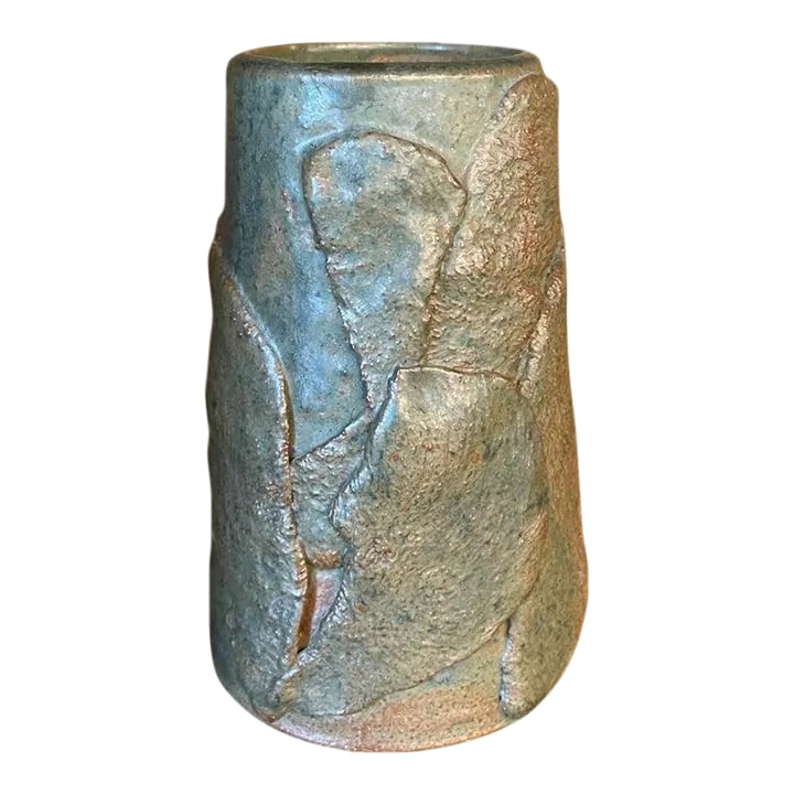 Mid-Century Modern Hand-Made Abstract Art Pottery Vase (1 of 9)