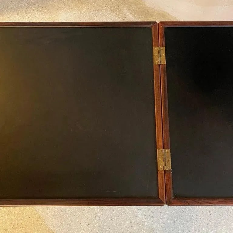 1960s Danish Modern Rosewood Extension Side Table Trolley by Kurt Ã–stervig - 6