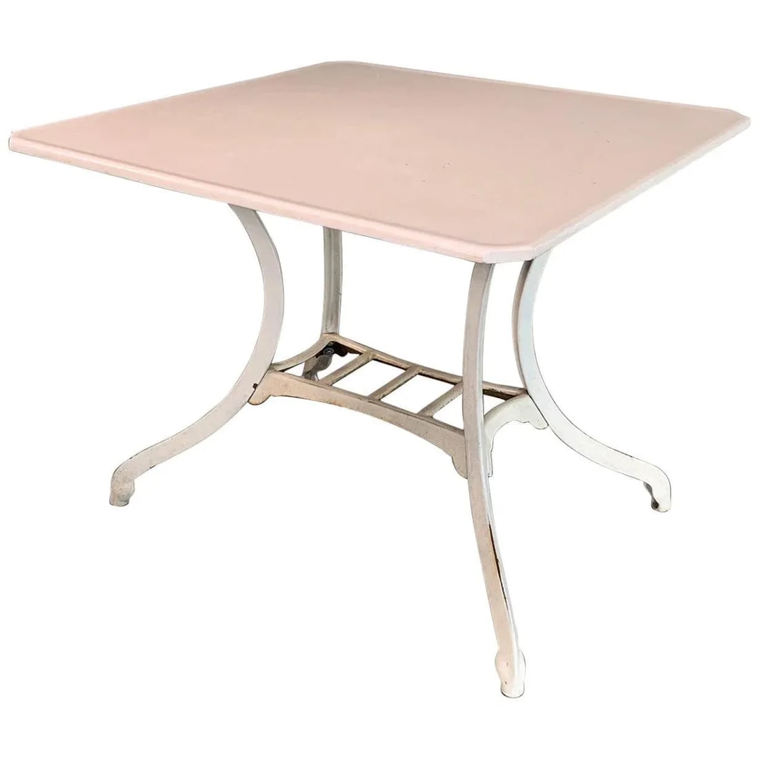 Industrial Vitrolite and Enameled Cast Iron Table - 11