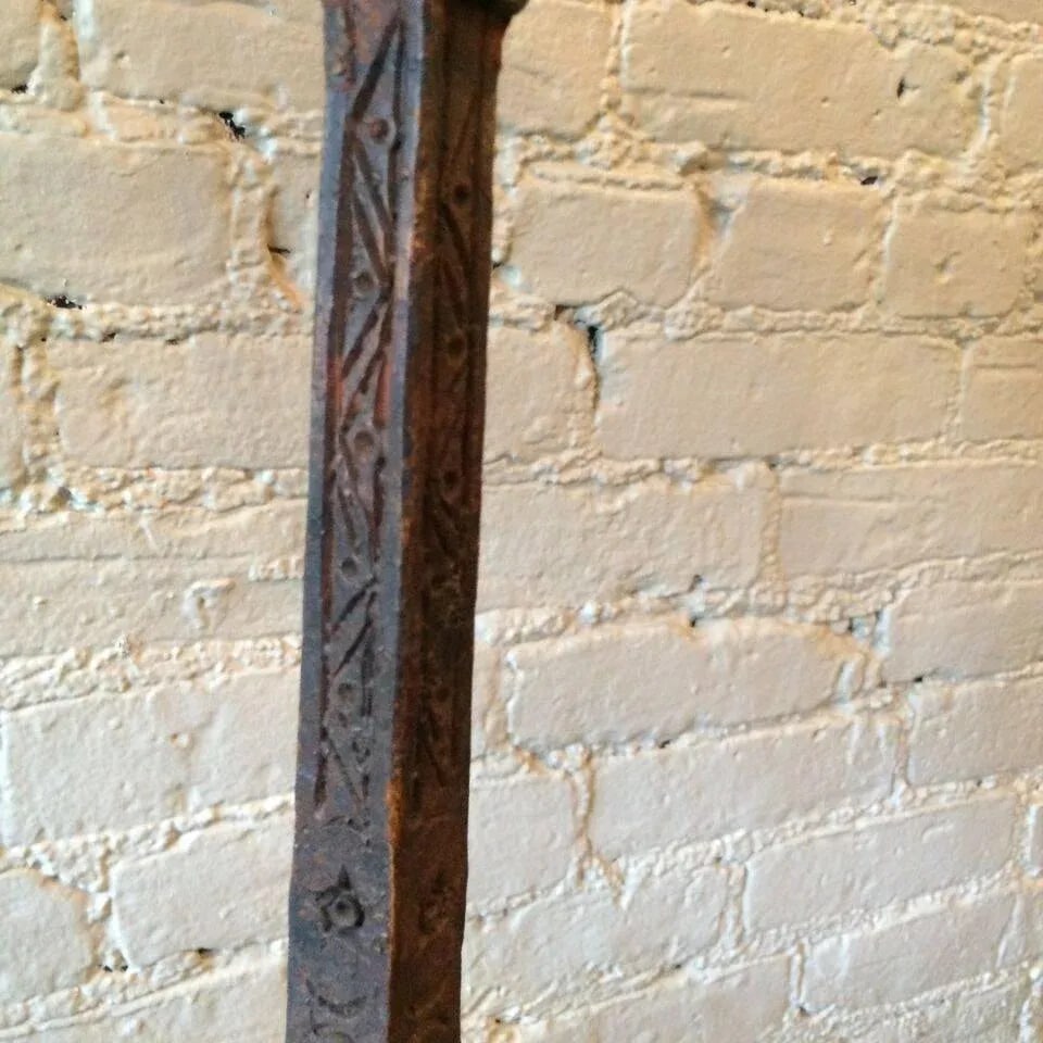 Early 20th Century Gothic Wrought Iron Floor Lamp in the Style of Samuel Yellin - 8