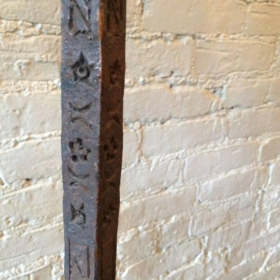 Early 20th Century Gothic Wrought Iron Floor Lamp in the Style of Samuel Yellin - 9