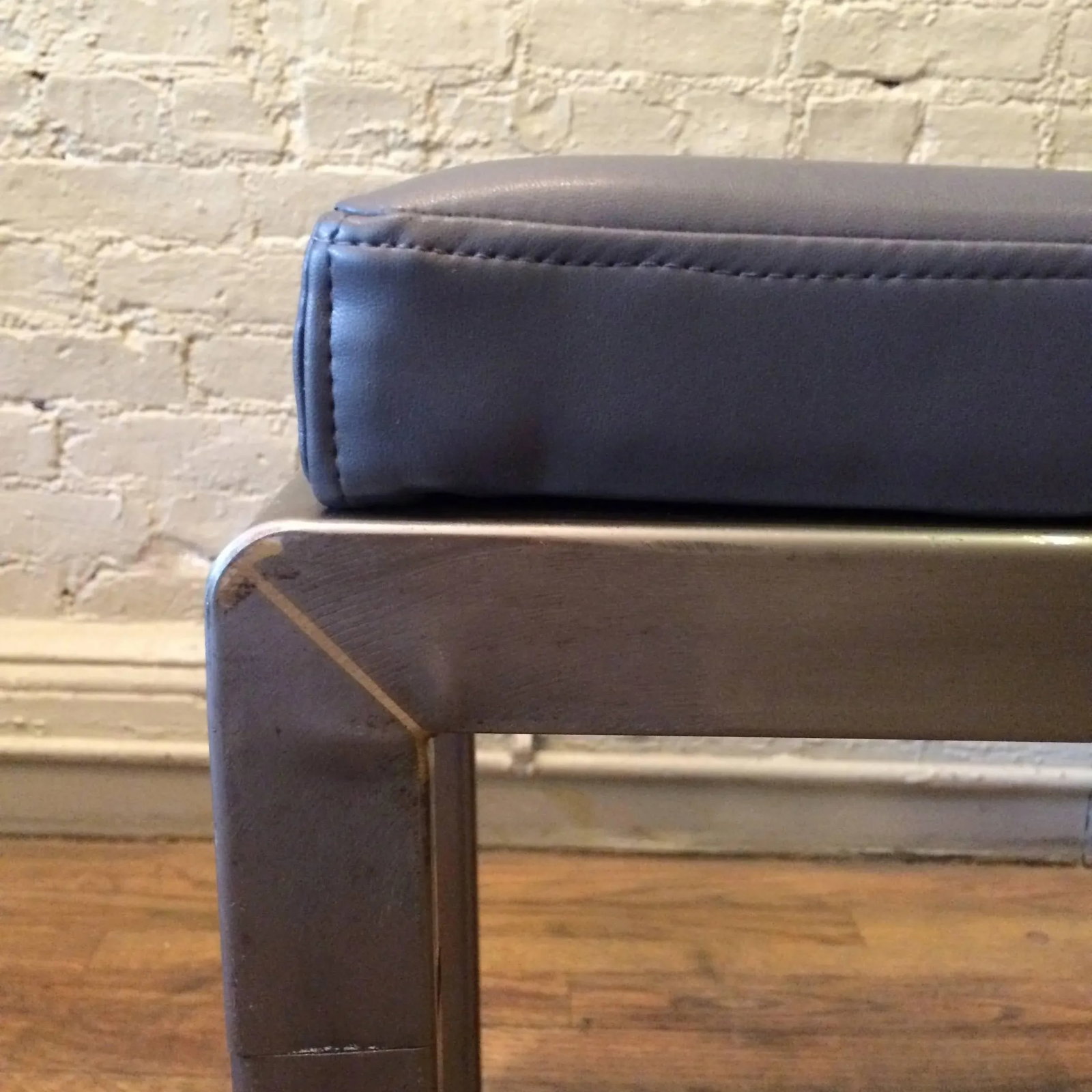 1930s Vintage Norman Bel Geddes for Simmons Art Deco Ottomans- A Pair - 6